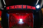 Une vue générale du tunnel d'Old Trafford