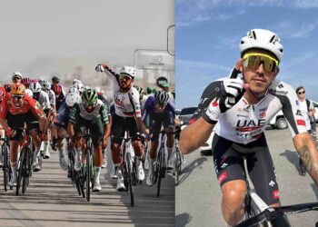 Juan Sebastian Molano vainqueur au sprint de la 1ère étape