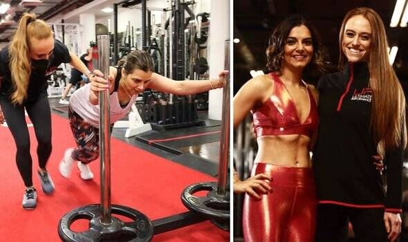 Ritika Langer s'entraîne. 