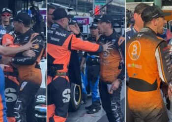 Regardez le moment où le héros culte de la F1 dit « Je veux te frapper » lors d’une bagarre dans la voie des stands | F1 | Sport
