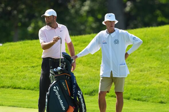 Scottie Scheffler et Ted Scott