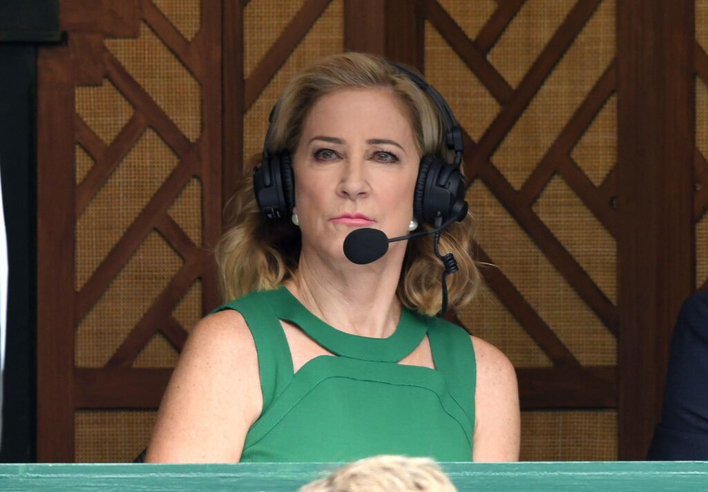 Chris Evert à Wimbledon