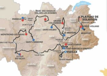 parcours détaillé et profils des 8 étapes
