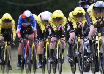 Tour Auvergne Rhône-Alpes 2026 – Visma remporte le chrono, Baudin sauve son maillot jaune