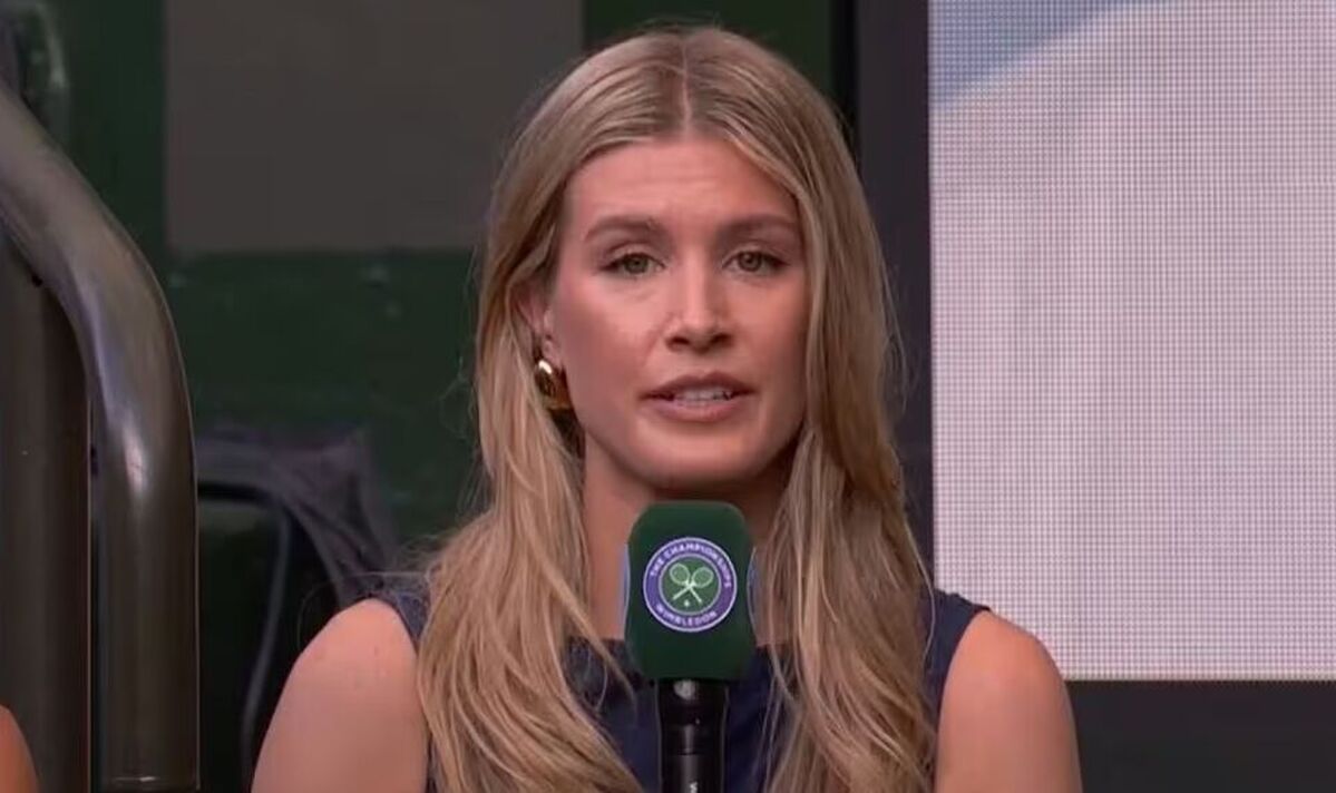 Eugénie Bouchard fait un reportage pour la BBC à Wimbledon Eugénie Bouchard fait un reportage pour la BBC à Wimbledon