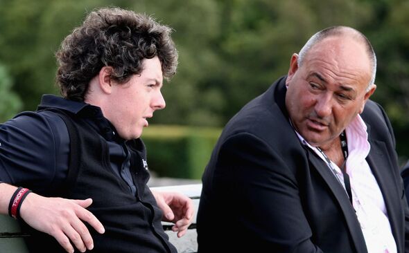Rory McIlroy avec l'ancien agent Andrew Chandler